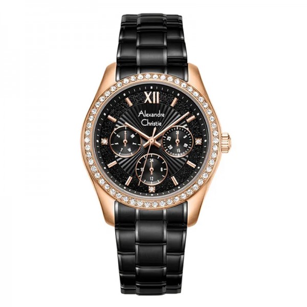 Alexandre Christie AC 2645 Rosegold Black One BFBBRBA1